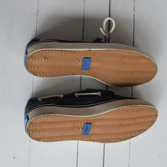 Blue Keds Slip On Boat Shoes, Women's Size 7 - Picture 4 of 6